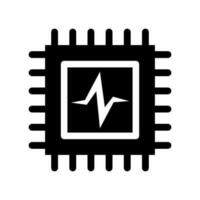 Processor Icon Vector Symbol Design Illustration