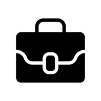 Briefcase Icon Vector Symbol Design Illustration