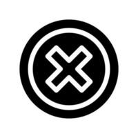 Delete Icon Vector Symbol Design Illustration