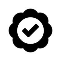 Verified Icon Vector Symbol Design Illustration