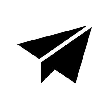 enviar icono vector símbolo diseño ilustración