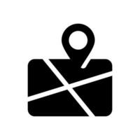 Map Icon Vector Symbol Design Illustration