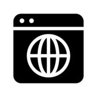 web icono vector símbolo diseño ilustración
