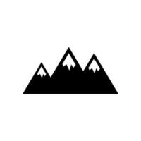 Mountain Icon Vector Symbol Design Illustration