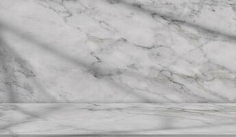 Studio background,Marble Granite Texture with Shadow Line on Wall Background,Empty White,Grey Studio Room with abstract light on Natural Marble floor,Luxury Backdrop display for product presentation photo