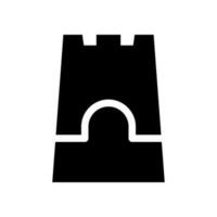 Castle Icon Vector Symbol Design Illustration