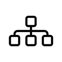 Hierarchy Icon Vector Symbol Design Illustration
