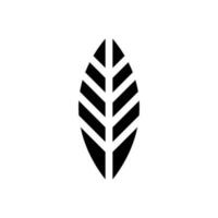 Leaf Icon Vector Symbol Design Illustration