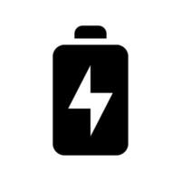 batería icono vector símbolo diseño ilustración