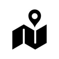 Map Icon Vector Symbol Design Illustration