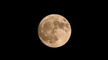 Super full moon with dark background. Horizontal Photography. photo