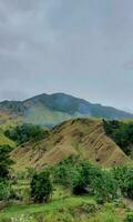 beautiful view of Siron Hill tourist attraction, Aceh Besar, Aceh, Indonesia. photo