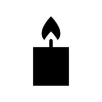 Candle Icon Vector Symbol Design Illustration