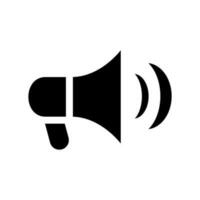 Loudspeaker Icon Vector Symbol Design Illustration