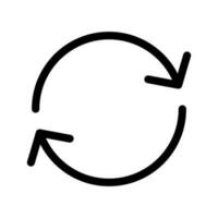 Refresh Icon Vector Symbol Design Illustration
