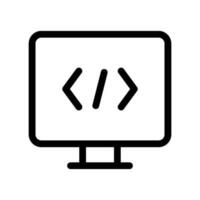 Programming Icon Vector Symbol Design Illustration