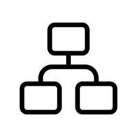 Hierarchy Icon Vector Symbol Design Illustration