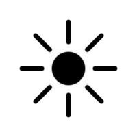 Brightness Icon Vector Symbol Design Illustration