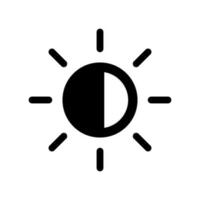 Brightness Icon Vector Symbol Design Illustration