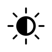 Brightness Icon Vector Symbol Design Illustration