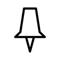 Push Pin Icon Vector Symbol Design Illustration