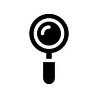 Magnifier Icon Vector Symbol Design Illustration