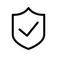 Shield Icon Vector Symbol Design Illustration