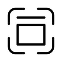 Qr Code Icon Vector Symbol Design Illustration