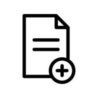 Add Document Icon Vector Symbol Design Illustration