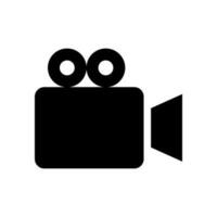 Video Camera Icon Vector Symbol Design Illustration