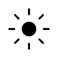 Brightness Icon Vector Symbol Design Illustration
