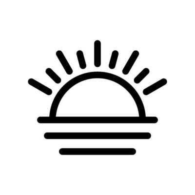 Morning Icon Vector Symbol Design Illustration
