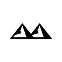 Mountain Icon Vector Symbol Design Illustration