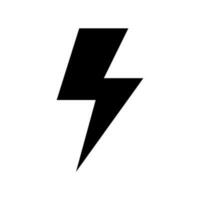 Lightning Icon Vector Symbol Design Illustration