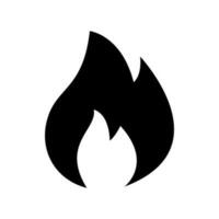 Fire Icon Vector Symbol Design Illustration