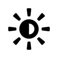 Brightness Icon Vector Symbol Design Illustration