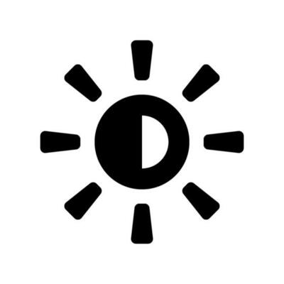 Brightness Icon Vector Symbol Design Illustration