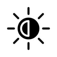 Brightness Icon Vector Symbol Design Illustration