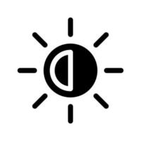 Brightness Icon Vector Symbol Design Illustration