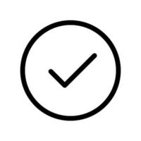 Check Mark Icon Vector Symbol Design Illustration