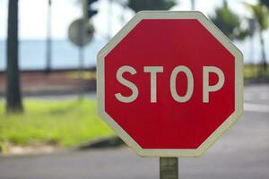 French stop sign photo