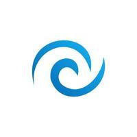 Ocean wave logo element, waves logo concept vector