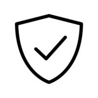 Active Shield Icon Vector Symbol Design Illustration