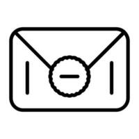 icono de vector de correo electrónico