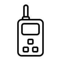Emergency Radio Vector Icon