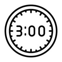 Clock Vector Icon