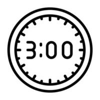 icono de vector de reloj