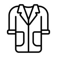 Lab Coat Vector Icon