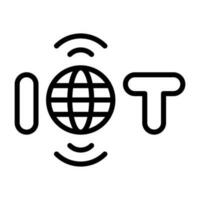 Internet of Things Vector Icon