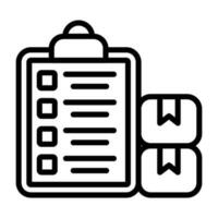 Inventory Management Vector Icon